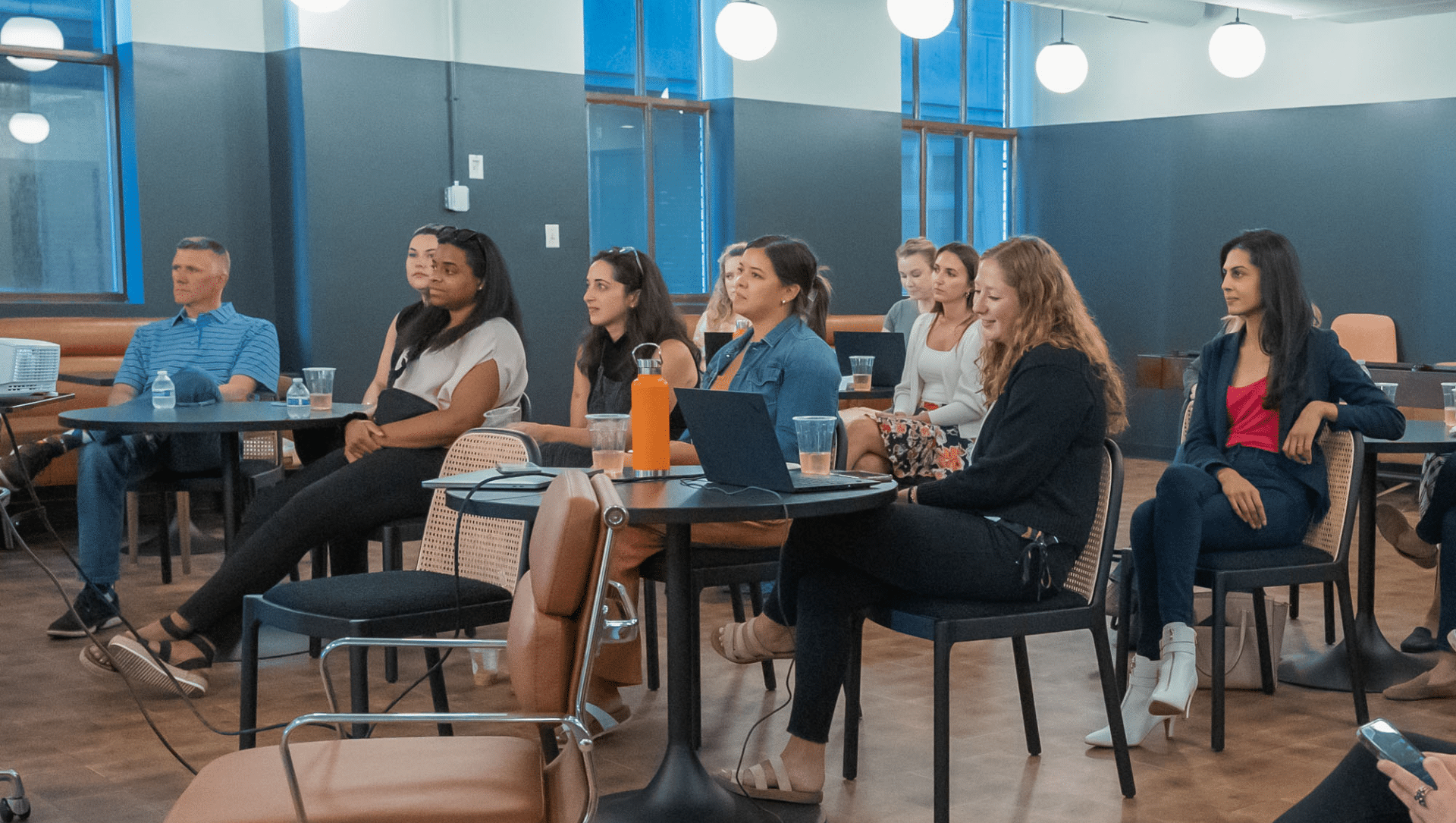 group listening to discussion