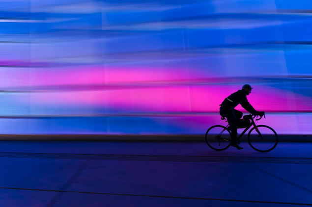 man riding bike artificial intelligence consulting