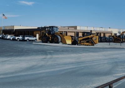 cat construction truck AI for equipment rental